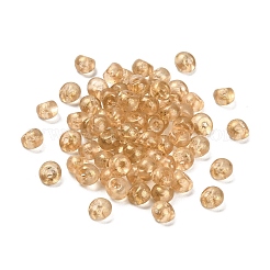 透明なアクリルビーズ  バリーウッド  5x4mm  穴：1.2mm  約100個/セット&nbsp;LS-OACR-E038-01B