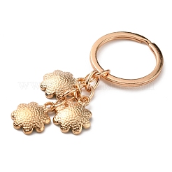 Cute Enamel Keychain&nbsp;KEYC-WH0025-048G-02
