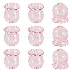 10Pcs Glass Bead Caps for Wind Chimes Making&nbsp;GLAA-BY0001-05E