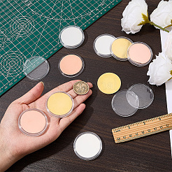 12Pcs 3 Colors Iron Blank Commemorative Coins&nbsp;AJEW-BC0011-03