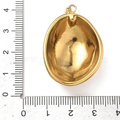 304ステンレスペンダント  ナゲットチャーム  ゴールドカラー  37x25.5x11mm  穴：7.5x2.5mm&nbsp;STAS-L309-09G