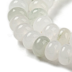天然石翡翠ビーズ連売り  ロンデル  8~8.5x5mm  穴：1mm  約74個/連  14.84''~15''（37.7~38.1センチメートル）&nbsp;G-M420-K01-01