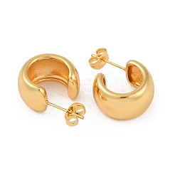 201 Stainless Steel C-Shaped Stud Earrings&nbsp;EJEW-I309-11G