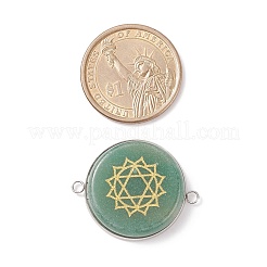 Natural & Synthetic Mixed Stone Connector Charms&nbsp;PALLOY-JF01647