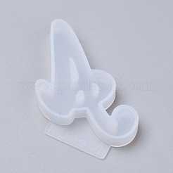 手紙DIYシリコンモールド  UVレジン用  エポキシ樹脂ジュエリー作り  文字.a  66x40x8mm  内径：63x31mm&nbsp;DIY-I034-08A