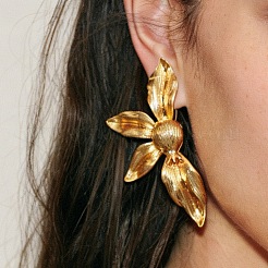 Alloy Stud Earrings for Women&nbsp;AL-CBA4777-03A