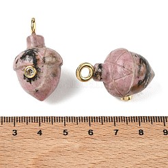 Natural Rhodonite Pendants&nbsp;GG-CBA105B-04P-G