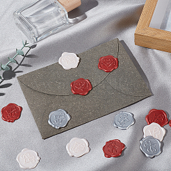 60Pcs 3 Colors Heart Adhesive Wax Seal Stickers&nbsp;DIY-CP0010-21
