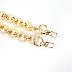 Acrylic Octagon Chain Bag Handles&nbsp;FIND-TAC0006-34B