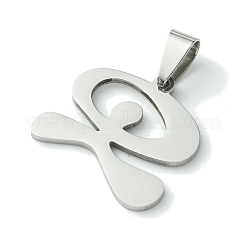 Non-Tarnish 201 Stainless Steel Pendants&nbsp;STAS-U003-08P