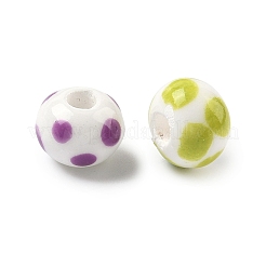 Handmade Porcelain European Beads&nbsp;PORC-C009-01
