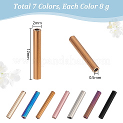 623Pcs 7 Style Glass Bugle Beads&nbsp;SEED-PH0002-12