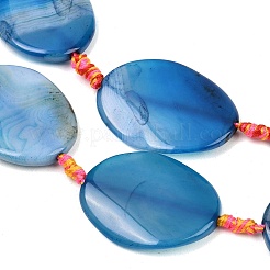 Natural Banded Agate Beads Strands&nbsp;G-P605-L02-03
