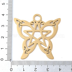 304 Stainless Steel Pendants&nbsp;STAS-R116-09G