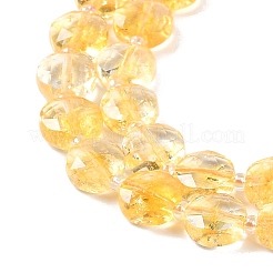 Heated Natural Citrine Beads Strands&nbsp;G-N342-17