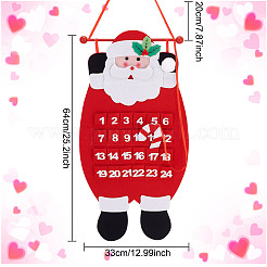 Christmas Non-woven Fabric Gnome Calendar Pendant Decorations&nbsp;DIY-WH0430-851