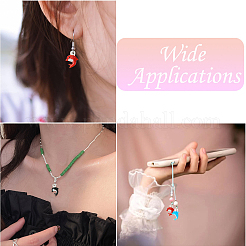 5Pcs 5 Colors Handmade Lampwork Pendants&nbsp;LAMP-CJ0002-65
