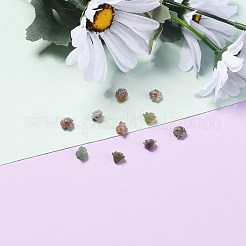 天然石インディアン瑪瑙ビーズ  ローズ  8x6~7mm  穴：1mm&nbsp;G-O156-A-09