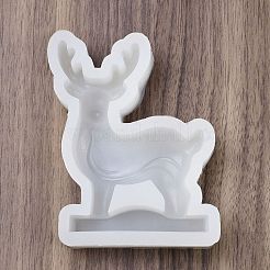 DIYキャンドルシリコンモールド  キャンドル作り用  鹿  ホワイト  110x83x31.5mm&nbsp;SIMO-P014-07B