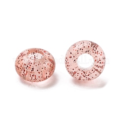 Transparent Acrylic European Beads&nbsp;TACR-P009-A01-04