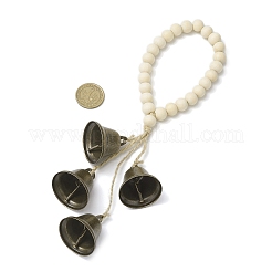 Natural Wood Beads Door Hanging&nbsp;HJEW-JM03356
