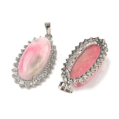 Dyed Natural White Jade Pendants&nbsp;G-XCP0001-53