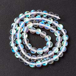 Synthetic Moonstone Beads Strands&nbsp;G-E573-02A-14