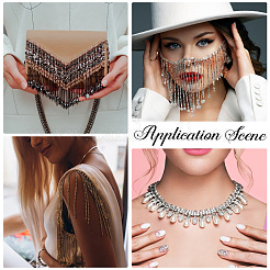 Iron Rhinestone Cup Chains&nbsp;CH-WH20001-02A