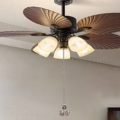4Pcs Bowknot Alloy Charms Ceiling Fan Pull Chain Extenders&nbsp;HJEW-LP00046