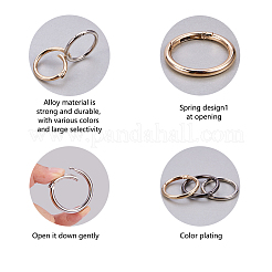 Zinc Alloy Key Clasp Findings&nbsp;PALLOY-PH0012-67