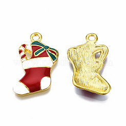 Rack Plating Alloy Enamel Pendants&nbsp;ENAM-Q443-023-RS