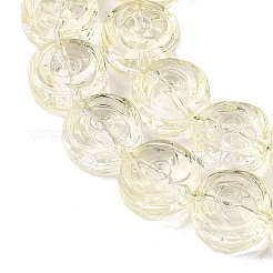 Baking Paint Transparent Glass Beads Strands&nbsp;GL-CBA2ED2-04J