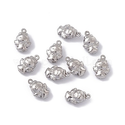 Non-Tarnish 304 Stainless Steel Pendants&nbsp;STAS-G291-12P