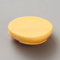 ベーキングテーマの不透明樹脂カボション  模造パン  ホットドッグ  ゴールド  25x24.5x10mm&nbsp;RESI-CJC0020-32A