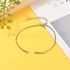 304 Stainless Steel Cable Chain Bracelet Making&nbsp;X-AJEW-JB00782-02