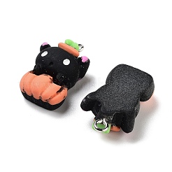 Halloween Theme Opaque Resin Pendants&nbsp;RESI-N039-91