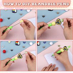 Teacher's Day Theme DIY Silicone Beadable Pen Making Kit&nbsp;DIY-SZ0010-06