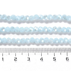 Electroplate Opaque Glass Beads Strands&nbsp;EGLA-A035-P4mm-A10