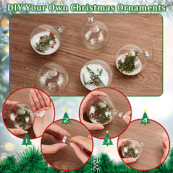 Glass Christmas Ball Pendant Decorations&nbsp;AJEW-WH0567-60
