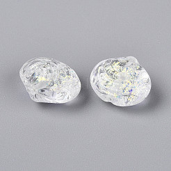 Handmade Foil Lampwork Beads Strands&nbsp;FOIL-T008-03D