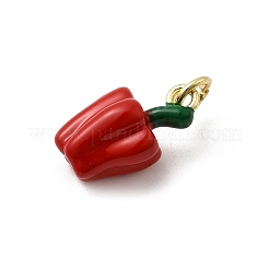 Brass Enamel Pendants&nbsp;KK-P338-05B-G