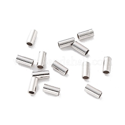 Anti-Tarnish Rhodium Plated 925 Sterling Silver Spacer Tube Beads&nbsp;LS-STER-Z006-02A-P
