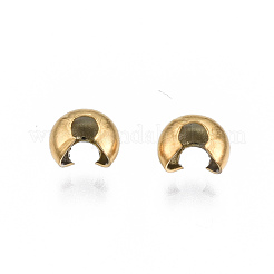304 Stainless Steel Crimp Beads Covers&nbsp;STAS-S117-012A
