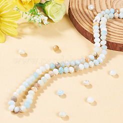 1連売り天然花アマゾナイトビーズ連売り  多面カット  ロンデル  5.5~6.5x4.5mm  穴：1mm  約91~94個/連  15.35''（39cm）〜15.43''（39.2cm）&nbsp;G-TA0003-26B