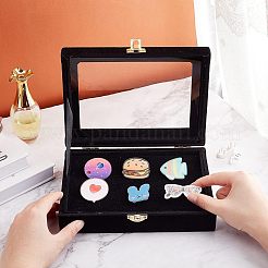 Wooden Presentation Boxes for Badge Storage and Display&nbsp;CON-WH0086-13
