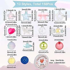 DIY Cute Beaded Stretch Bracelet Making Kit&nbsp;DIY-SC0020-60A