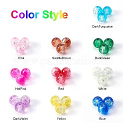Baking Paint Crackle Glass Bead&nbsp;CCG-PH0002-6mm-02