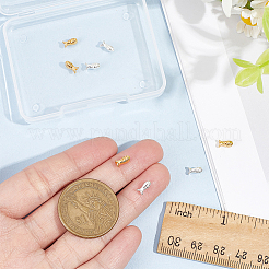 8Pcs 2 Colors 925 Sterling Silver Beads&nbsp;STER-PH0004-89