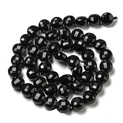 Natural Black Onyx(Dyed & Heated) Beads Strands&nbsp;G-K351-A02-01
