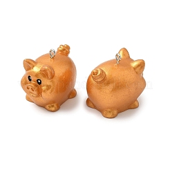 Opaque Resin Pendants&nbsp;RESI-C060-02